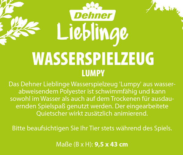 Dehner Lieblinge Wasserspielzeug Lumpy, ca. B9,5/H43 cm