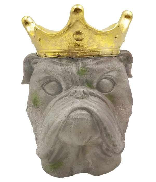 Dehner Magnesia-Pflanzkopf Dogge, ca. H37,5 cm