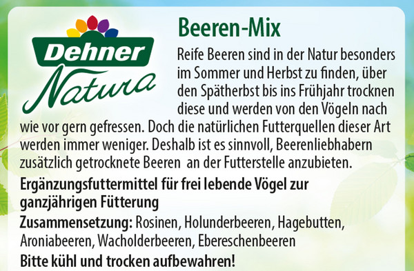 Dehner Natura Beeren-Mix, 500 g