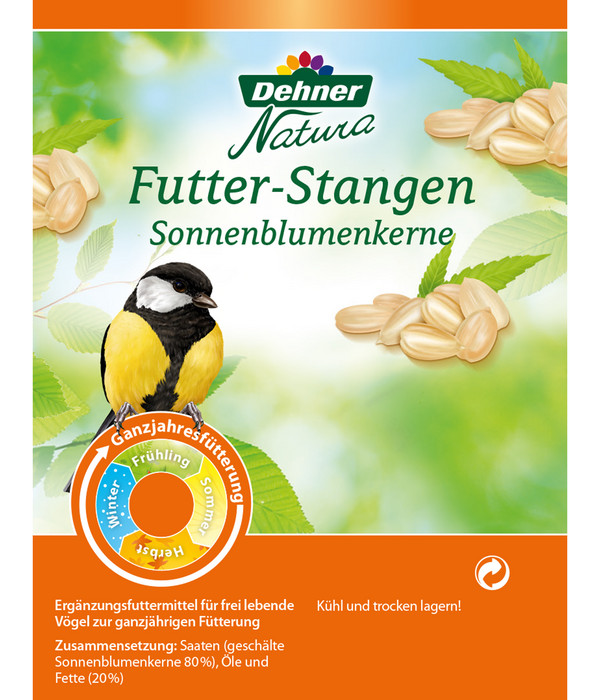 Dehner Natura Futter-Stangen Sonnenblumenkerne