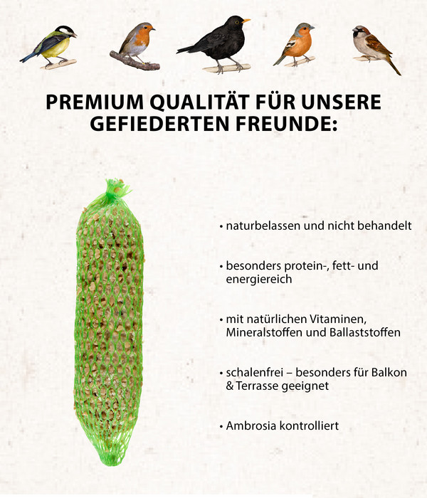 Dehner Natura Futter-Stangen Sonnenblumenkerne