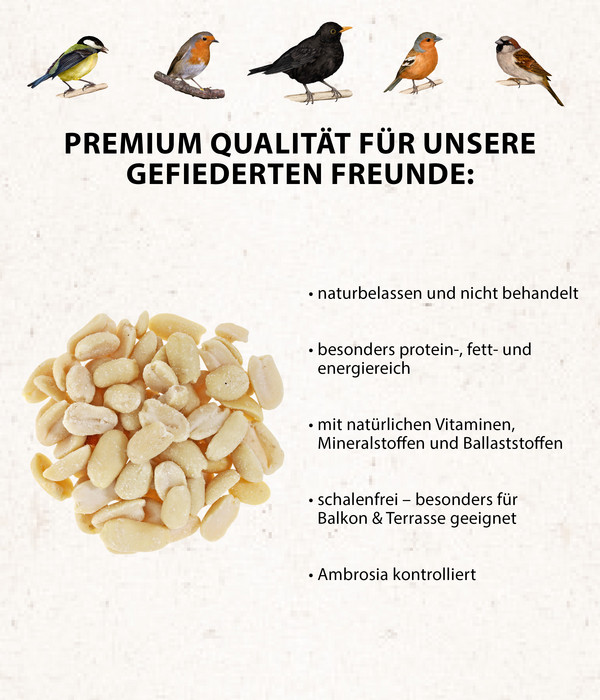 Dehner Natura Halbe/Ganze Erdnüsse