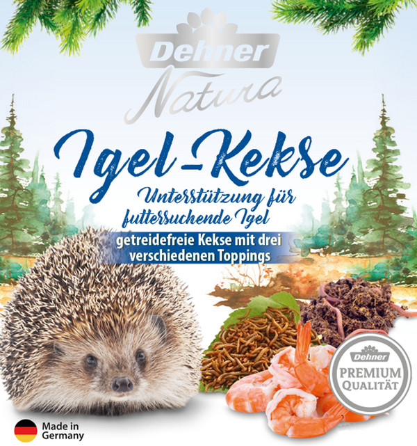 Dehner Natura Premium Igelfutter Igel-Keks Mix