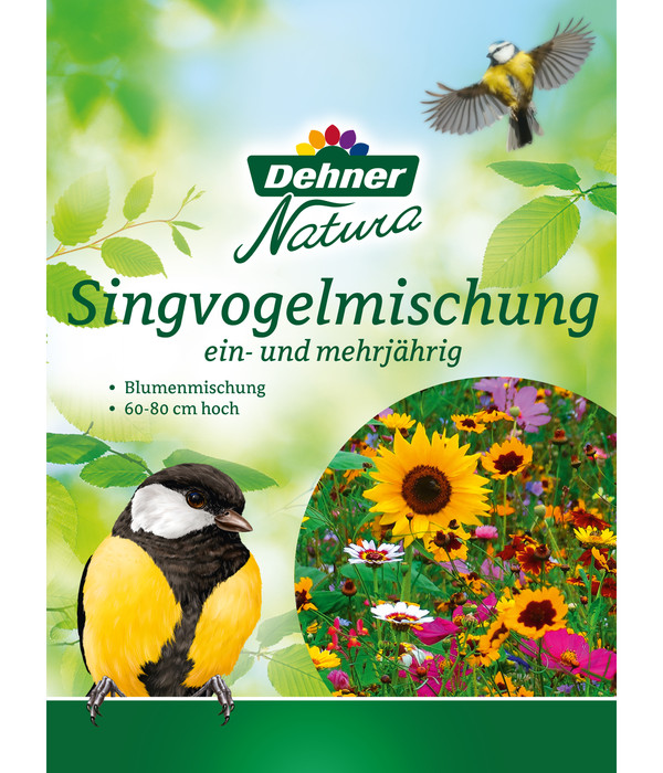 Dehner Natura Samen Blumenmischung 'Singvogelmischung', 60 - 80 cm hoch