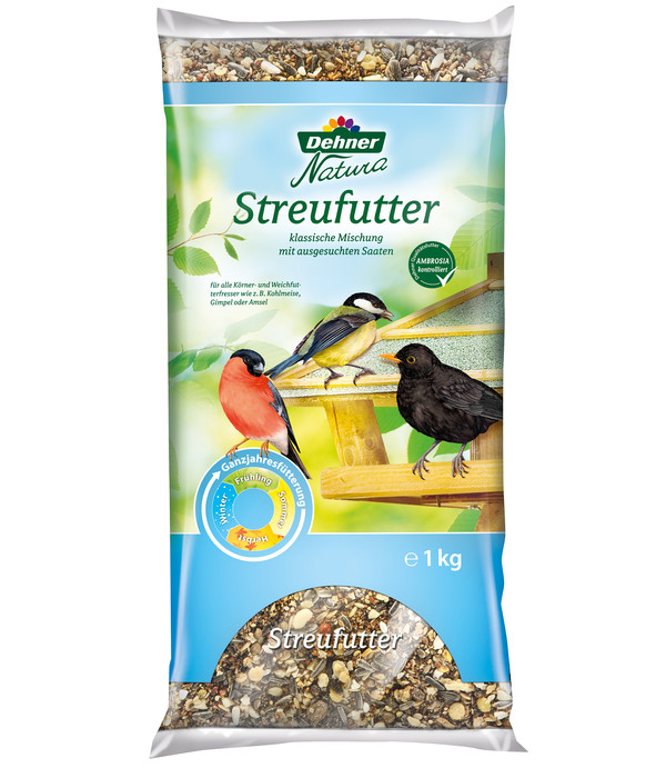 Dehner Natura Wildvogelfutter Futterbuffet Maxi, 8-teilig