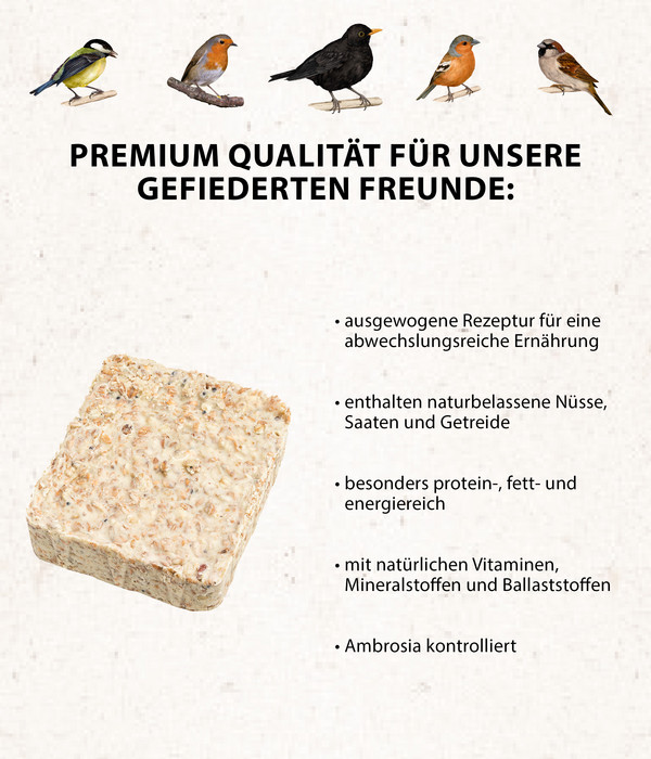 Dehner Natura Wildvogelfutter Futtertafel