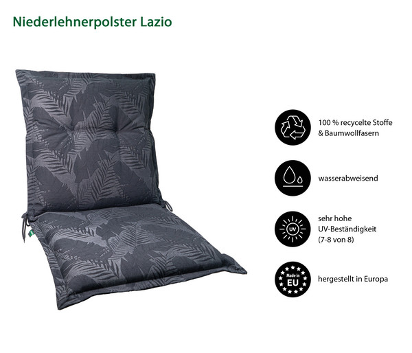 Dehner Niederlehnerauflage Lazio, ca. B50/H6/T50 cm