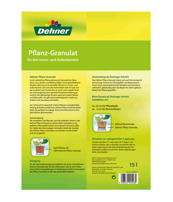 Dehner Pflanz-Granulat