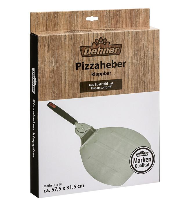 Dehner Pizzaheber, klappbar, ca. B38/H5,5/T31,5 cm