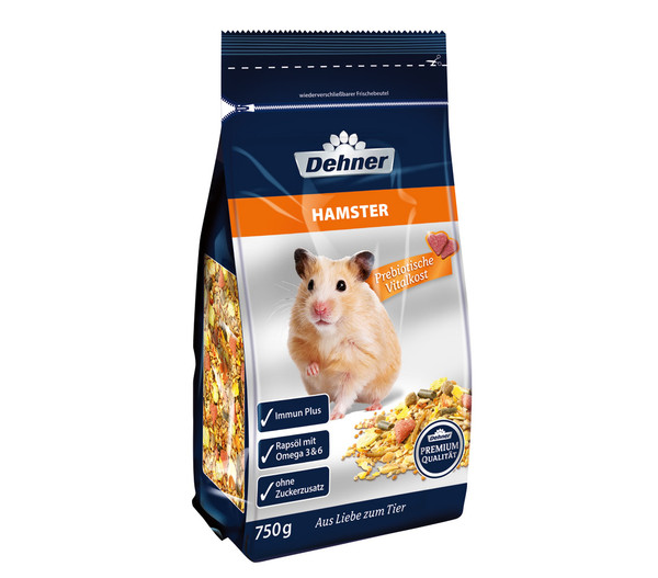 Dehner Premium Hamsterfutter, 750 g