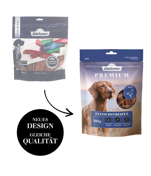 Dehner Premium Hundesnack Entenbrust Streifen