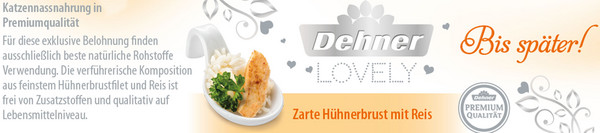Dehner Premium Lovely Nassfutter für Katzen Bis später!