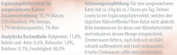 Dehner Premium Lovely Nassfutter für Katzen Darf ich dich streicheln?, 80 g