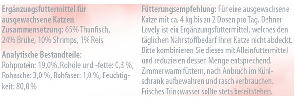 Dehner Premium Lovely Nassfutter für Katzen Hast du dir verdient!, 70 g