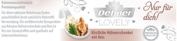 Dehner Premium Lovely Nassfutter für Katzen Nur für dich!