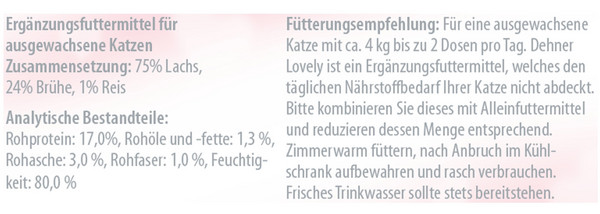 Dehner Premium Lovely Nassfutter für Katzen Sieh mal, was ich habe!, 70 g