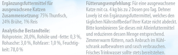 Dehner Premium Lovely Nassfutter für Katzen Willst du schmusen?, 70 g