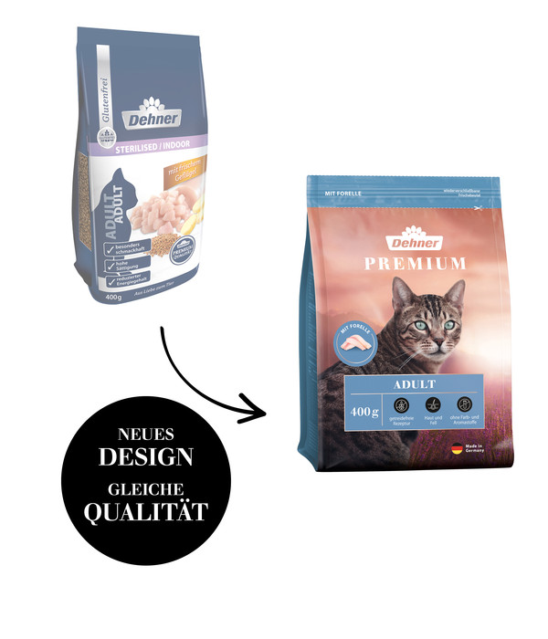 Dehner Premium Trockenfutter für Katzen Adult