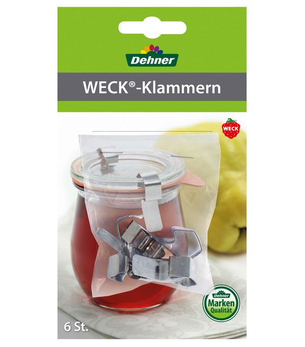Dehner WECK®-Klammer, 6er-Set