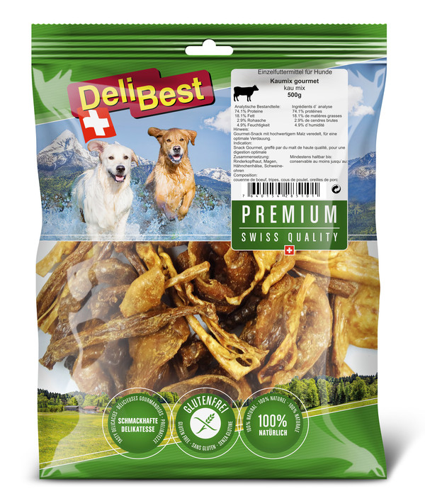 DeliBest Premium Hundesnack Kaumix, 500 g