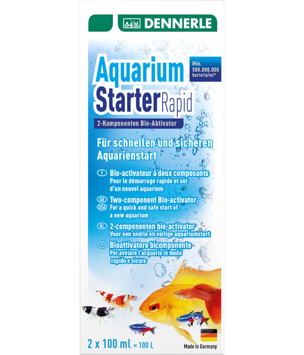 DENNERLE Wasseraufbereiter Aquarium Starter Rapid, 2x100ml