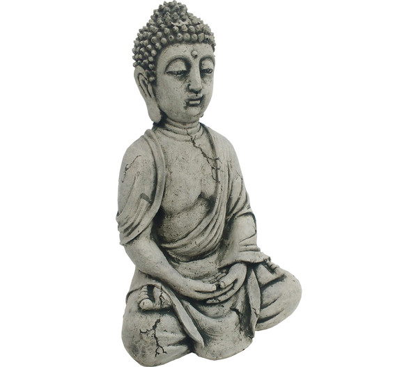 Denscho Beton-Buddha, 19 x 15 x 29 cm