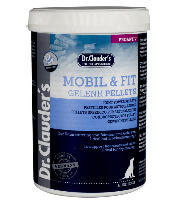 Dr. Clauder’s® Ergänzungsfutter für Hunde Gelenk Pellets Mobil & Fit, 675 g