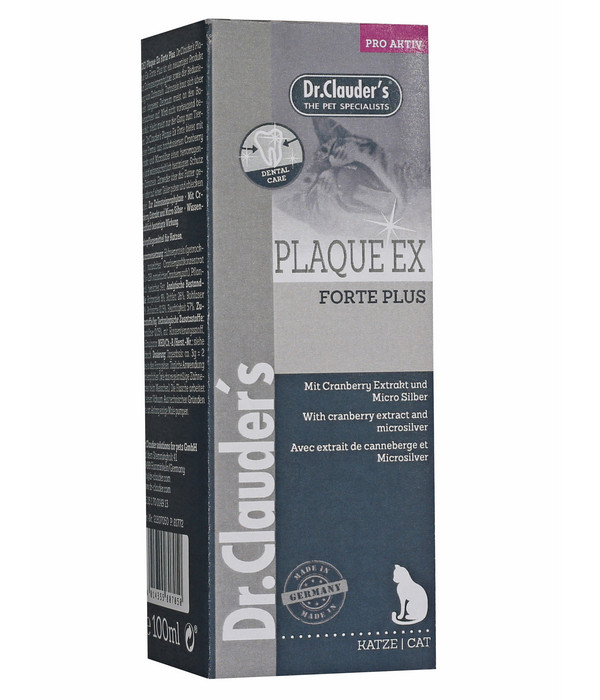Dr. Clauder’s® Ergänzungsfutter für Katzen Plaque Ex Forte Plus Dental Care, 100 ml