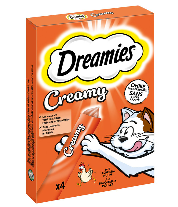 Dreamies™ Katzensnack Creamy, 11 x 4x10 g