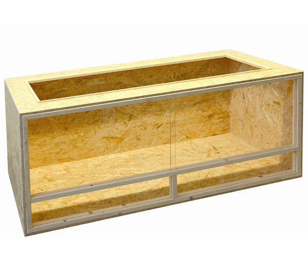 Elmato® Terrarium aus Holz, 150 x 60 x 60cm