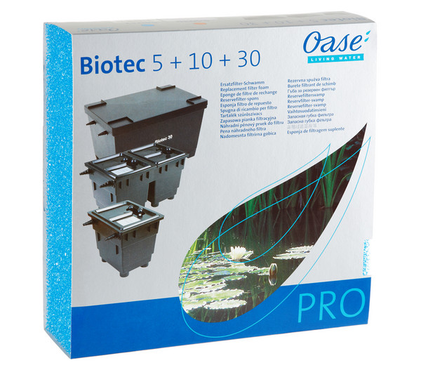 Ersatzschwamm für Oase Biotec 5/10/30, blau