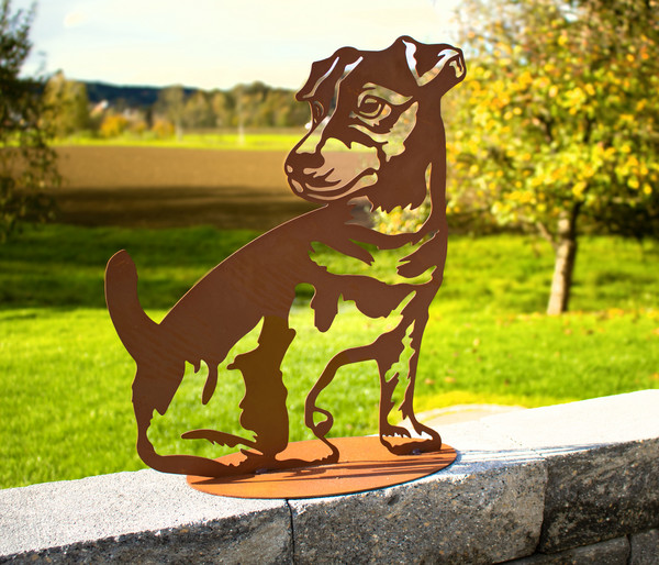 Ferrum Metall-Hund Rocco, ca. H45 cm