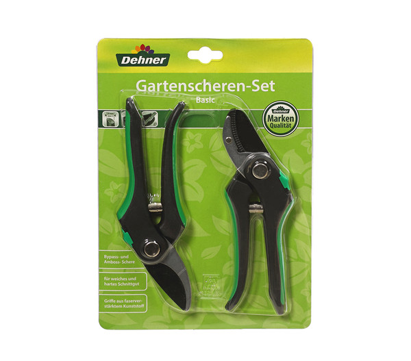 Dehner Gartenscheren-Set Basic, 2-teilig