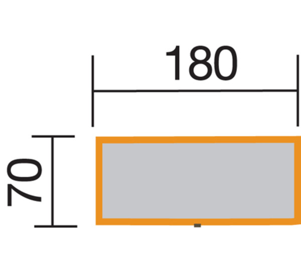 Weka Garten- und Terrassentruhe, ca. B188/H70/T78 cm