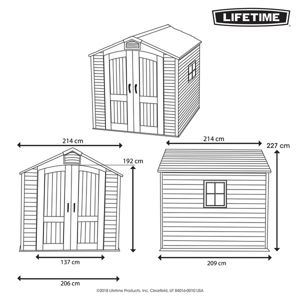 Lifetime Gerätehaus Fox