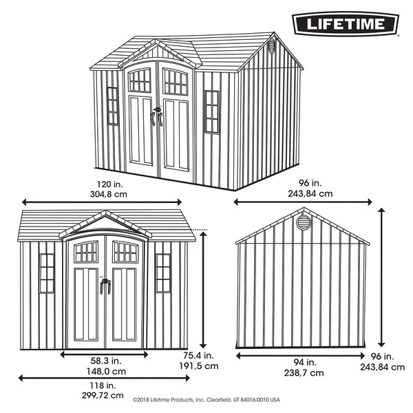 Lifetime Gerätehaus Saturn