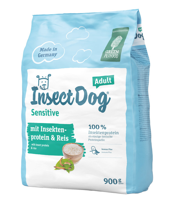 GREEN PETFOOD Trockenfutter für Hunde InsectDog Sensitive