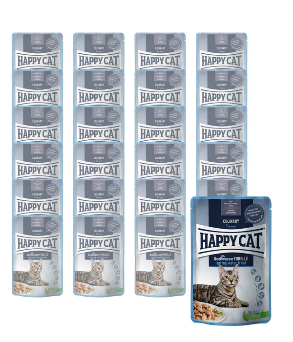 Happy Cat Nassfutter für Katzen Culinary, 24 x 85 g