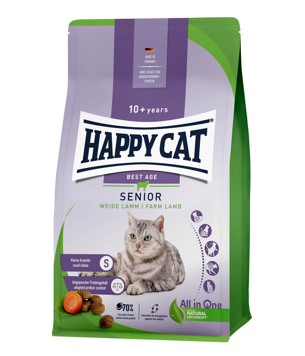 Happy Cat Trockenfutter für Katzen Senior