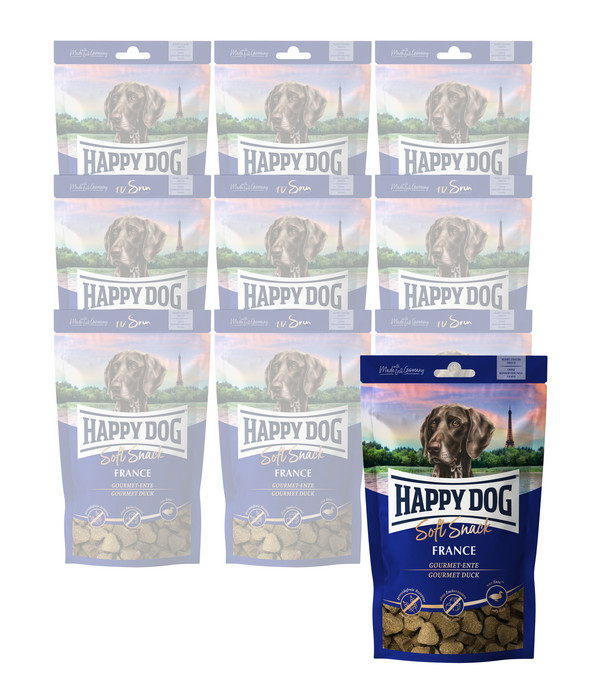Happy Dog Hundesnack Soft Snack France, 10 x 100 g