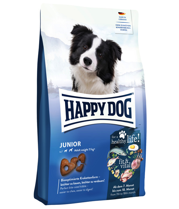 Happy Dog Trockenfutter für Hunde Supreme fit & vital Junior