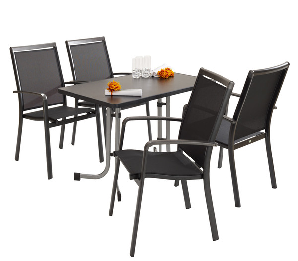 Sieger Boulevard-Klapptisch mecalit®-PRO, ca. B115/H72/T70 cm