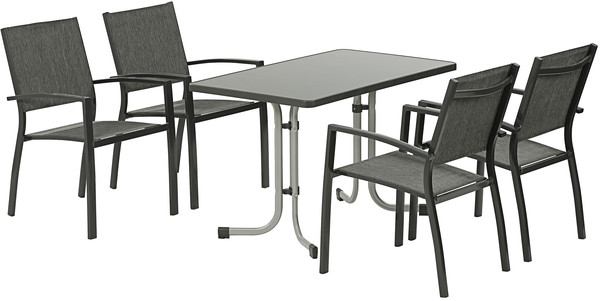 Sieger Boulevard-Klapptisch mecalit®-PRO, ca. B115/H72/T70 cm