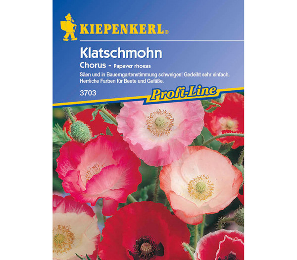 Klatschmohn Chorus, Saatgut von Kiepenkerl