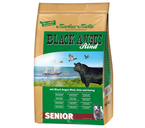Markus-Mühle® Trockenfutter für Hunde Black Angus Senior