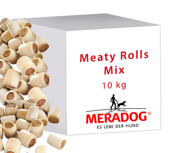 MERA® Hundesnack Meaty Rolls Mix, 10 kg