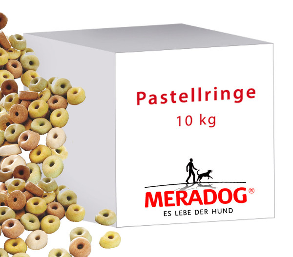 MERA® Hundesnack Pastellringe, 10 kg