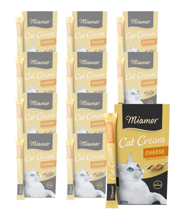 Miamor Katzensnack Käse-Cream, 11 x 6 x 15 g