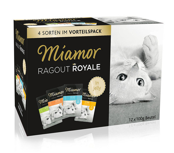 Miamor Nassfutter für Katzen Ragout Royal in Jelly Multipack, 12 x 100 g