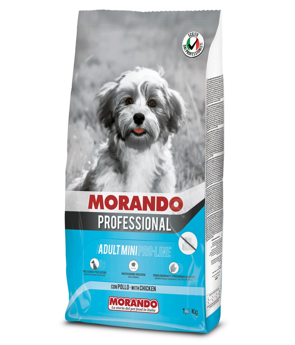 MORANDO Professional Trockenfutter für Hunde Mini Adult, Pro-Line, 1,5 kg